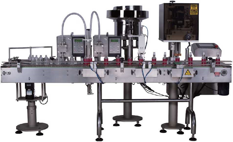 HQ-LFC105 Liner type liquid filling-capping machine